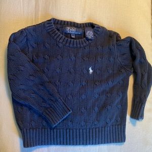 Polo by Ralph Lauren cable knit cotton sweater size 2T